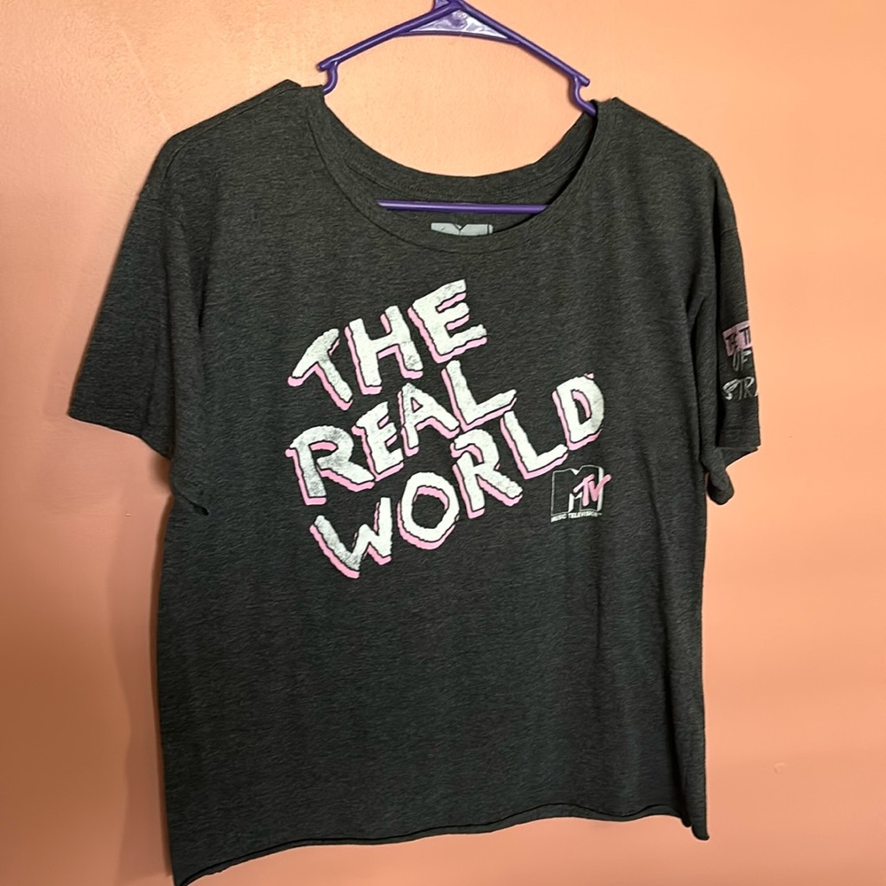 Women’s Tshirt. “The Real World” from MTV